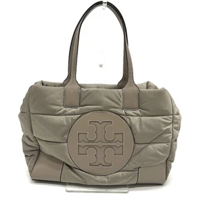 Tory Burch logo Bag Tote Bag Nylon / Leather gray - Picture 1 of 16