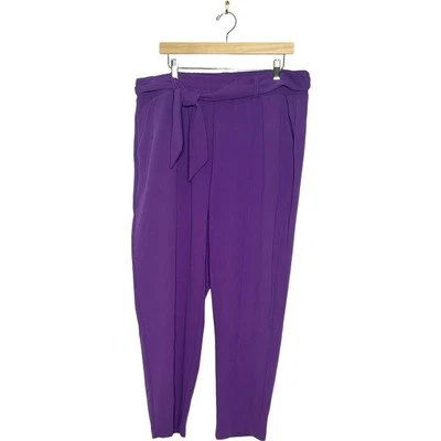 Pantalones morados Ashley Stewart talla 18/20 nuevos con etiquetas Foto 1 de 4