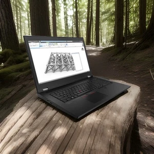 Lenovo ThinkPad P17 Gen 2 GAMING Laptop i7-11800H 64GB 1TB SSD 17.3" 4K A2000 - Picture 1 of 2