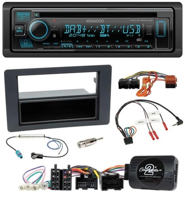 Kenwood Bluetooth DAB CD Lenkrad USB Autoradio für Saab 9-5 YS3E Facelift 2005-2 - Bild 1 von 4