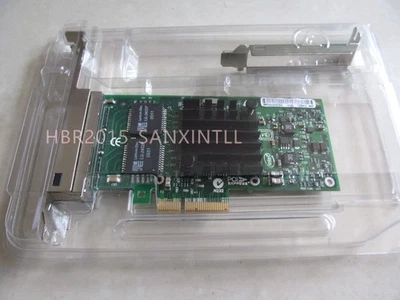 New Intel I340-T4 E1G44HT E1G44HTBLK NIC Gigabit PCI-E Ethernet Server Adapter - Image 1 of 4
