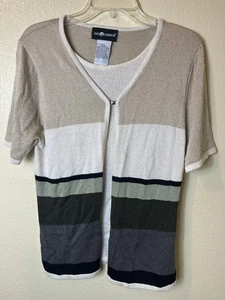 Sag Harbor Damen Top, Kurzarm Einteiler, XL  - Bild 1 von 3