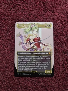 Terra, Herald of Hope 0204 Borderless Commander: Final Fantasy Non Foil - Picture 1 of 2