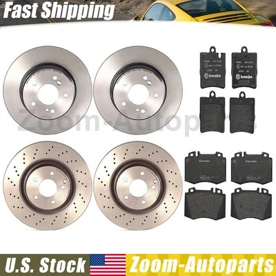 Kit de pastillas de freno delanteras traseras Brembo OE para Mercedes-Benz C230 2003 Foto 1 de 4