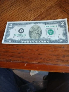 A Real Crisp 2 Dollar Bill Bunny Bucks. - Picture 1 of 11