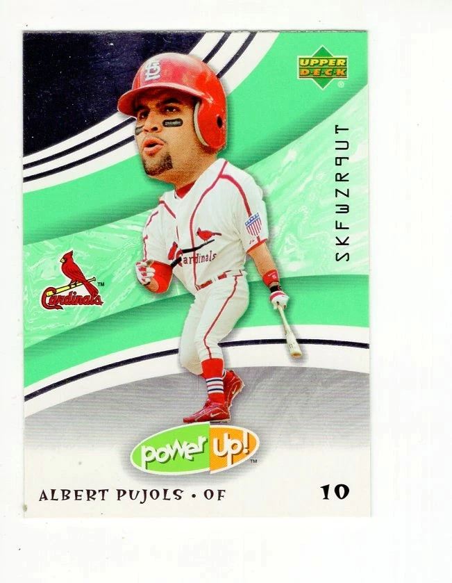 2004 Upper Deck Power Up Albert Pujols #41 Cardinals Free Shipping - Image 1 of 2