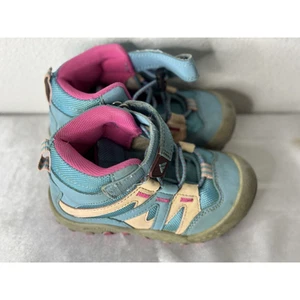 Stivali da trekking Mishansha bambino blu/rosa taglia 25 (8,5C) - Foto 1 di 7