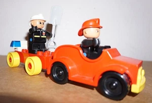 LEGO DUPLO - Feuerwehr + Hänger + 2 Männchen- selten - ansehen! - Bild 1 von 5