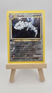 🔥 2000 Pokémon Neo Genesis Steelix 15/111 1st Edition Holo Rare Card NM WOTC - Picture 1 of 17