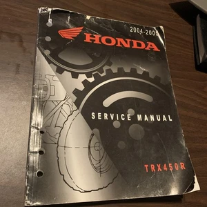 2004-2005 Honda Trx450r Oem Service Manual - Picture 1 of 2