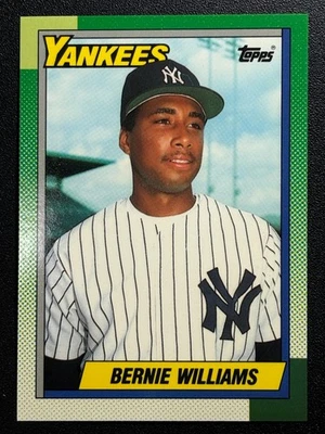 1990 Topps Tiffany #701 Bernie Williams radiocontrol New York Yankees Foto 1 de 2