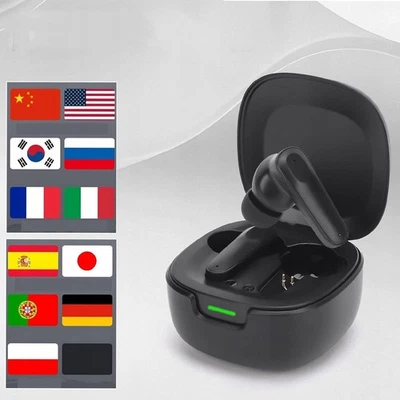 SELECTID 144 Sprachen Echtzeit Übersetzer Kopfhörer Smart Voice AI Übersetzer Ohrhörer