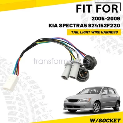 For Kia Spectra5 2005-2009 Tail Lamp Electrical Socket with Wire 92415-2F220 USA - Image 1 of 4