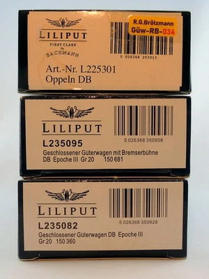 Liliput Güterwagenkonvolut Epoche 3 H0 - Bild 1 von 4