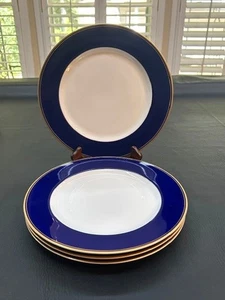 Vintage 1977-1981 Mikasa Fine China Empire Blau L4551 Speiseteller - 4er Set - Bild 1 von 7