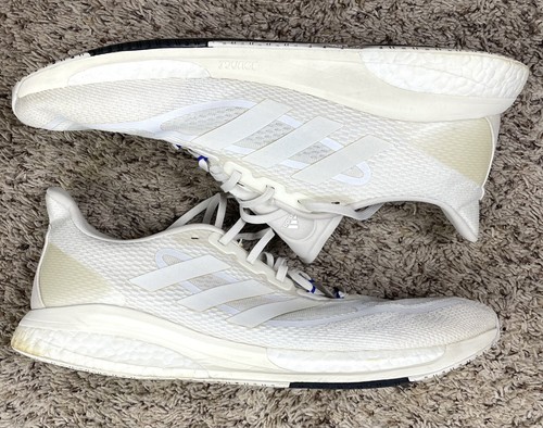 Adidas Supernova + scarpe da corsa da uomo taglia 14 scarpe da ginnastica FX6655 crema