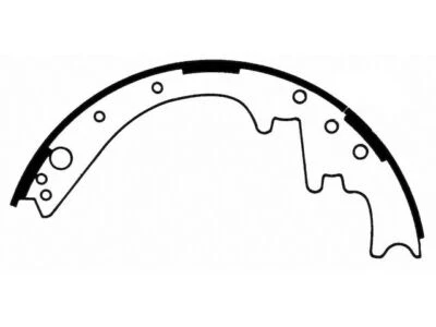 For 1983 Dodge B350 Brake Shoe Set Front Wagner 25151DFYF Drum Brake Shoe - Image 1 of 2