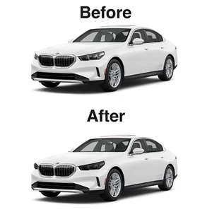 5 Series 25-24 Headlight & Fog Light Smoke Precut Vinyl Tint Overlay - Picture 1 of 6
