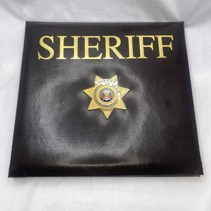 Sheriff Leather Keepsake Photo Album - Picture 1 of 8