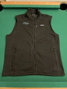 Patagonia Better Sweater Vest Men XXL Black Fleece Lined Full Zip Hiking Outdoor - Picture 1 of 9