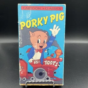 Porky Pig Cartoon Classics (VHS) Vintage 1990 - Imagen 1 de 2