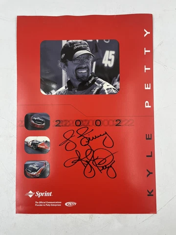 Kyle Petty Autographed Poster. NASCAR Sprint Sports #45 Cover