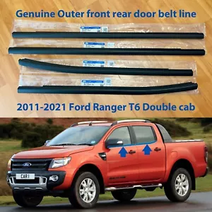 Door belt weatherstrip seal for Ford Ranger T6 P375 PX SuperCrew double cab 4D - Picture 1 of 10