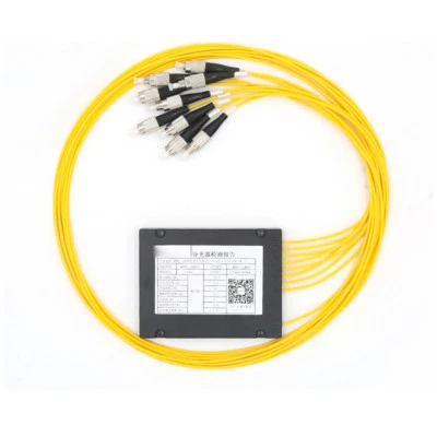 FC/UPC 1x8 Fiber Optic PLC Splitter, Singlemode SM Fiber pigtails FBT Splitter - Image 1 of 2