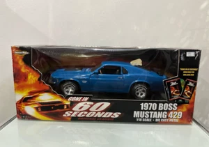 1970 Boss Mustang 429 in Blue - Gone in 60 Seconds 1:18 Scale  - Picture 1 of 5