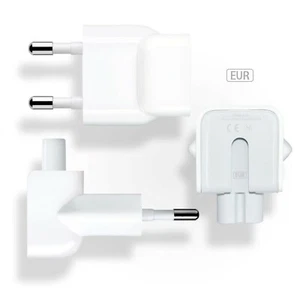 Adaptateur tête de canard A1561 prise EU 2 BROCHES d'origine Apple - Photo 1/3