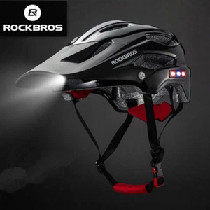 ROCKBROS LED Light Bicycle Helmet Ultralight Bike Helmet Road MTB Cycling Helmet - Picture 1 of 19