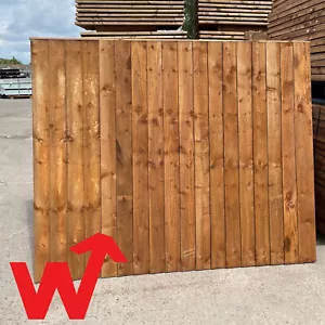 More details for 6x5 feather edge fence panels  heavy duty fully framed england &amp; wales delivery