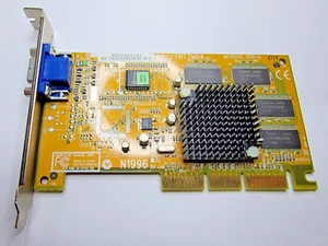 MSI VANTA TNT2M64 MS8808 VER:1A 32MB AGP Video Card RETRO gaming - Picture 1 of 6