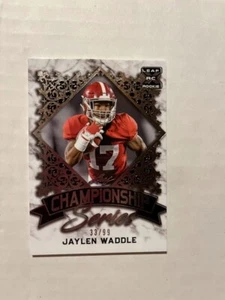 2021 Leaf Championship Series #/99 RC Jaylen Waddle - Picture 1 of 1