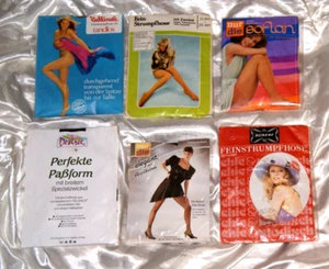 STRUMPFHOSEN PAKET Tights VINTAGE 6 P. Kunert, nur die, Bellinda Glitzer...38-42 - Bild 1 von 2