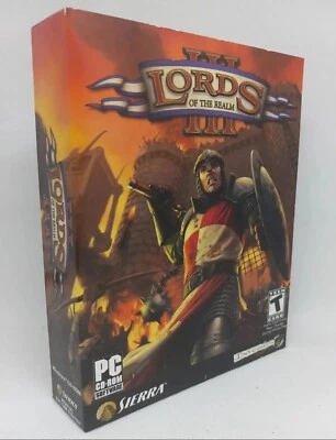 Lords of the Realm III PC Game * Windows 98/ME/2000/XP * New & Sealed Retail Box - Image 1 of 3