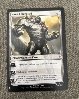 MTG Magic The Gathering Karn Liberated *Never Played - Image 1 of 2