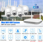 5MP PTZ Battery Powered Wireless Security Camera System Outdoor 4PCS Cameras