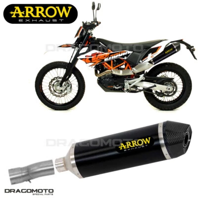 Scarico KTM 690 SMC / R 2011 2012 ARROW ALU Nero CC RACE-TECH Foto 1 de 4