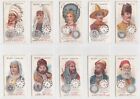 1908 Komplettset 50 Zeit- & Geldkarten AMERIKANISCH INDISCH PALÄSTINENSISCH TIBET SIAM ++