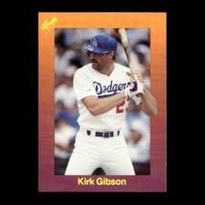 Kirk Gibson 1989 Classic Travel Los Angeles Dodgers #120 R320I 65