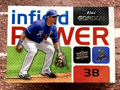 2008 Upper Deck Infield Power Alex Gordon #IP-AG Kansas City Royals - Image 1 of 2