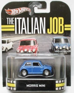 2012 HOT WHEELS RETRO ENTERTAINMENT THE ITALIAN JOB MORRIS MINI BLUE - Bild 1 von 1