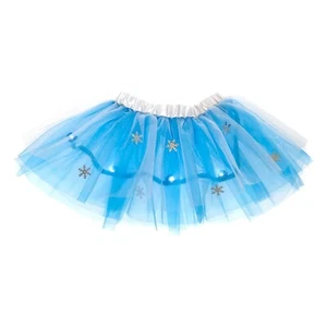 Kids Ice Princess Light Up Tutu Tulle Dancewear Ballet Disney Frozen Elsa New - Picture 1 of 4