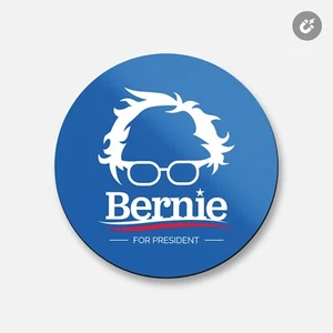 Bernie Sanders Per Elezioni Presidenziali | Calamita Decorativa Rotonda 4'' X 4'' - Foto 1 di 2