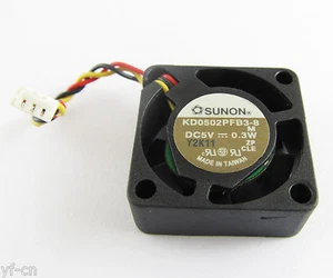 1pc SUNON KD0502PFB3-8 5V 0.3W 25x25x10mm 25mm 2510 Mini DC Cooling Fan - Picture 1 of 5