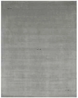 Tribal Pictorial Design Gray Gabbeh 9X12 Modern Rug Handmade Living Room Carpet - Image 1 of 4