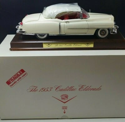 DANBURY MINT 1953 CADILLAC ELDORADO DIECAST RARE WITH STAND 1:16 SCALE MIB #2 - Image 1 of 4