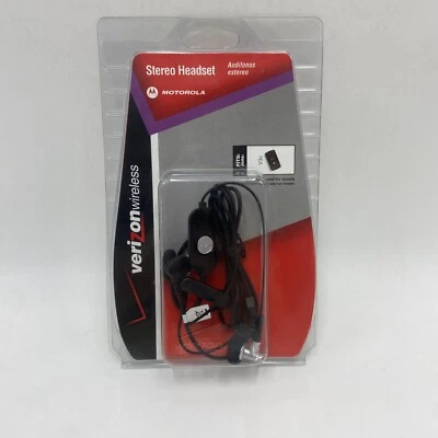 Stereo Headset Motorola Verizon Wireless Fits V3C New Open Box - Image 1 of 2