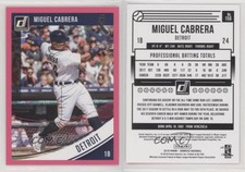 2018 Panini Donruss Mother's Day Ribbon /25 Miguel Cabrera #156